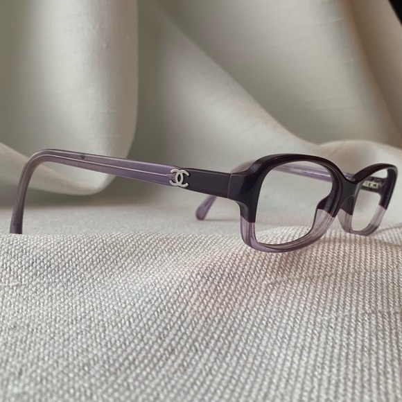 CHANEL Accessories - Chanel 2Tone Purple Eyglasses Frames